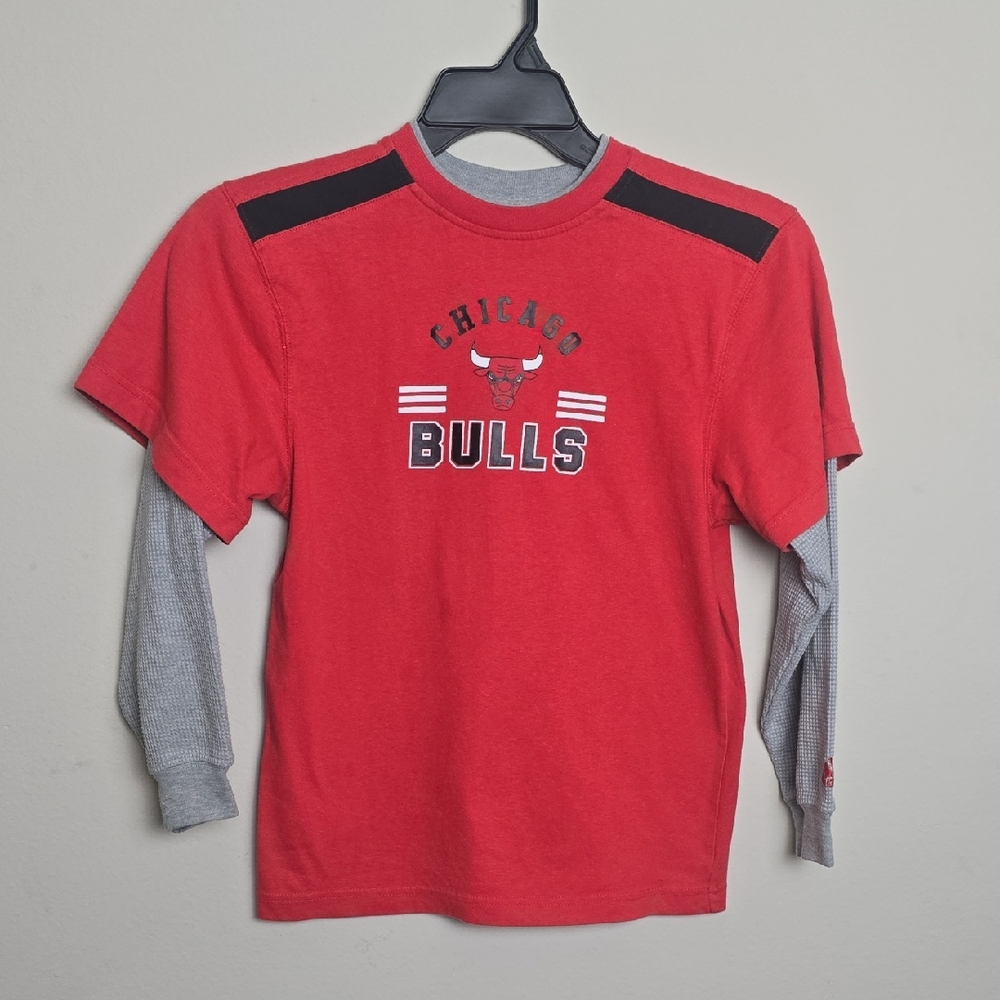 Chicago Bulls Kids Red Long Sleeve Shirt